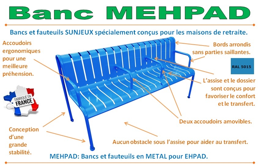 Banc pour ehpad