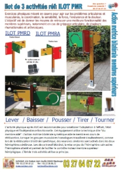 ilot de 3 activits motrices ilot PMR