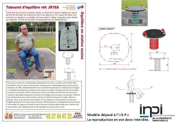 tabouret d'quilibre JR18A