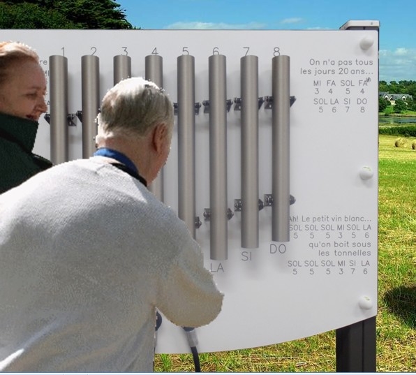 appareil de musique pour jardin thrapeutique